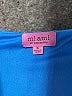 Mi ami 100% Polyester Solid Blue Romper Size S - photo 4