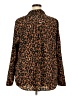 Talbots Outlet Animal Print Brown Long Sleeve Blouse Size 3X - photo 2