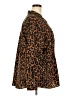 Talbots Outlet Animal Print Brown Long Sleeve Blouse Size 3X - photo 4
