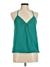 Lily White Teal Sleeveless Blouse Size M - photo 1