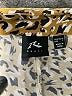 Rusty 100% Rayon Animal Print Yellow Shorts Size L - photo 3