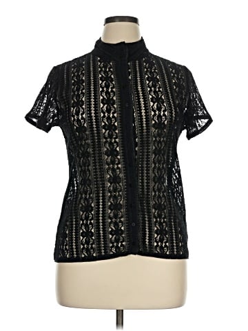 Liz Claiborne Short Sleeve Blouse (view 1)