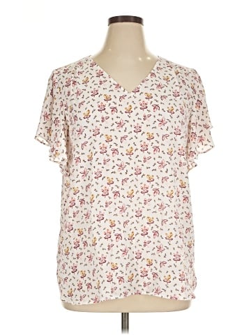 Ann Taylor LOFT Short Sleeve Blouse (view 1)