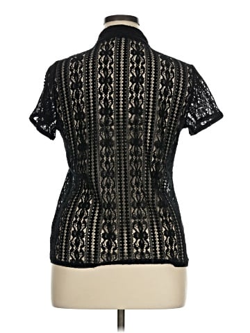 Liz Claiborne Short Sleeve Blouse (view 2)