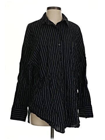 Divided by H&M Long Sleeve Button-Down Shirt (view 1)