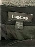 Bebe 100% Polyester Solid Black Formal Skirt Size 2 - photo 4