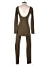 Los Angeles Apparel Solid Brown Jumpsuit Size L - photo 2