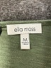 Ella Moss Green Short Sleeve Top Size M - photo 7