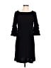 Gabby Skye Solid Black Cocktail Dress Size 8 - photo 1