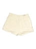 Ghanda 100% Cotton Solid Ivory Khaki Shorts Size 14 - photo 2