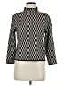 Max Studio Houndstooth Black Turtleneck Sweater Size M - photo 1
