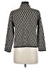 Max Studio Houndstooth Black Turtleneck Sweater Size M - photo 2