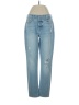 7 For All Mankind Hearts Blue Jeans Size 26 waist - photo 1