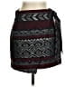 Express Graphic Burgundy Casual Skirt Size S - photo 1