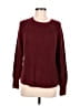 Jessica Simpson Solid Burgundy Pullover Sweater Size M - photo 1