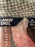 Lands' End 100% Polyester Houndstooth Gray Blazer Size 1X - photo 6