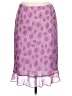 Apostrophe 100% Polyester Paisley Purple Casual Skirt Size L - photo 1