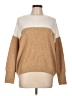 Vince Camuto Color Block Tan Pullover Sweater Size L - photo 1