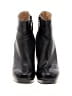 Nine West 100% Leather Black Ankle Boots Size 7 - photo 2