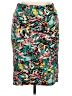 Lularoe Print Teal Casual Skirt Size XL - photo 1