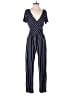 Express Stripes Blue Jumpsuit Size S - photo 1
