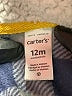 Carter's 100% Polyester Blue Zip Up Hoodie 9-12 MO / 12 MO - photo 3