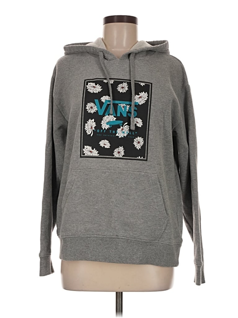 Pre-owned Vans Sweatshirt In Gray
