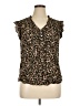 Daniel Rainn Black Sleeveless Blouse Size XL - photo 1