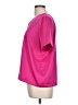 Ann Taylor 100% Polyester Pink Short Sleeve Top Size L - photo 5