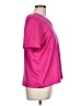 Ann Taylor 100% Polyester Pink Short Sleeve Top Size L - photo 4
