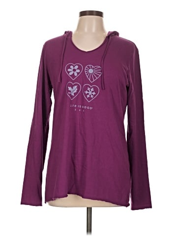 Life Is Good Long Sleeve Top (view 1)