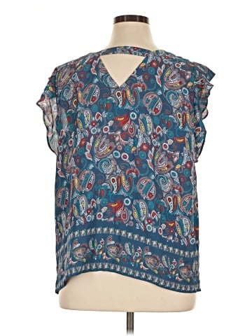 Ann Taylor LOFT Short Sleeve Blouse (view 2)