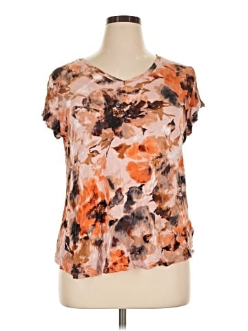 Simply Vera Vera Wang Short Sleeve Blouse (view 1)