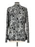 Ethyl Paisley Gray Long Sleeve Blouse Size L - photo 2