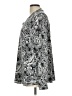 Ethyl Paisley Gray Long Sleeve Blouse Size L - photo 5