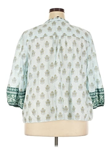 Talbots 3/4 Sleeve Blouse (view 2)