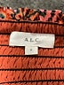 A.L.C. 100% Silk Orange 3/4 Sleeve Silk Top Size 6 - photo 4
