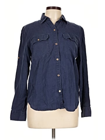 Lauren by Ralph Lauren Long Sleeve Button-Down Shirt (view 1)