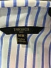 Tresics Stripes Blue Long Sleeve Blouse Size M - photo 4
