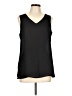Apt. 9 100% Polyester Black Sleeveless Blouse Size L - photo 1