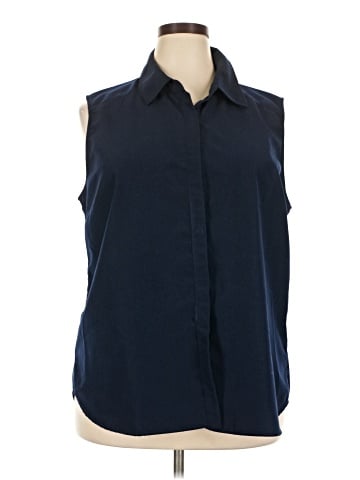Travelsmith Sleeveless Button-Down Shirt (view 1)