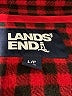Lands' End 100% Polyester Checkered-gingham Red Jacket Size L (petite) - photo 3