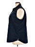Travelsmith Blue Sleeveless Button-Down Shirt Size 2X - photo 5
