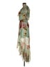 Express 100% Polyester Floral Green Cocktail Dress Size M - photo 5