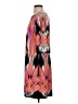 Chico's Print Orange Cocktail Dress Size Med (1) - photo 5