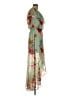 Express 100% Polyester Floral Green Cocktail Dress Size M - photo 4