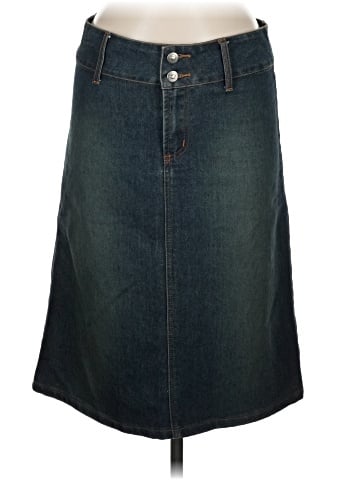 XOXO Denim Skirt (view 1)