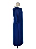 H&M Solid Blue Cocktail Dress Size L - photo 4