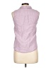 Brora 100% Linen Purple Sleeveless Button-Down Shirt Size 10 - photo 2