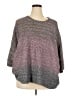 Purejill Color Block Gray Pullover Sweater Size 3X - photo 1